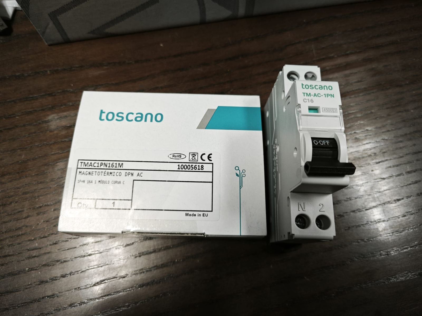 Termico DPN Toscano 1p+n 16a - Imagen 1