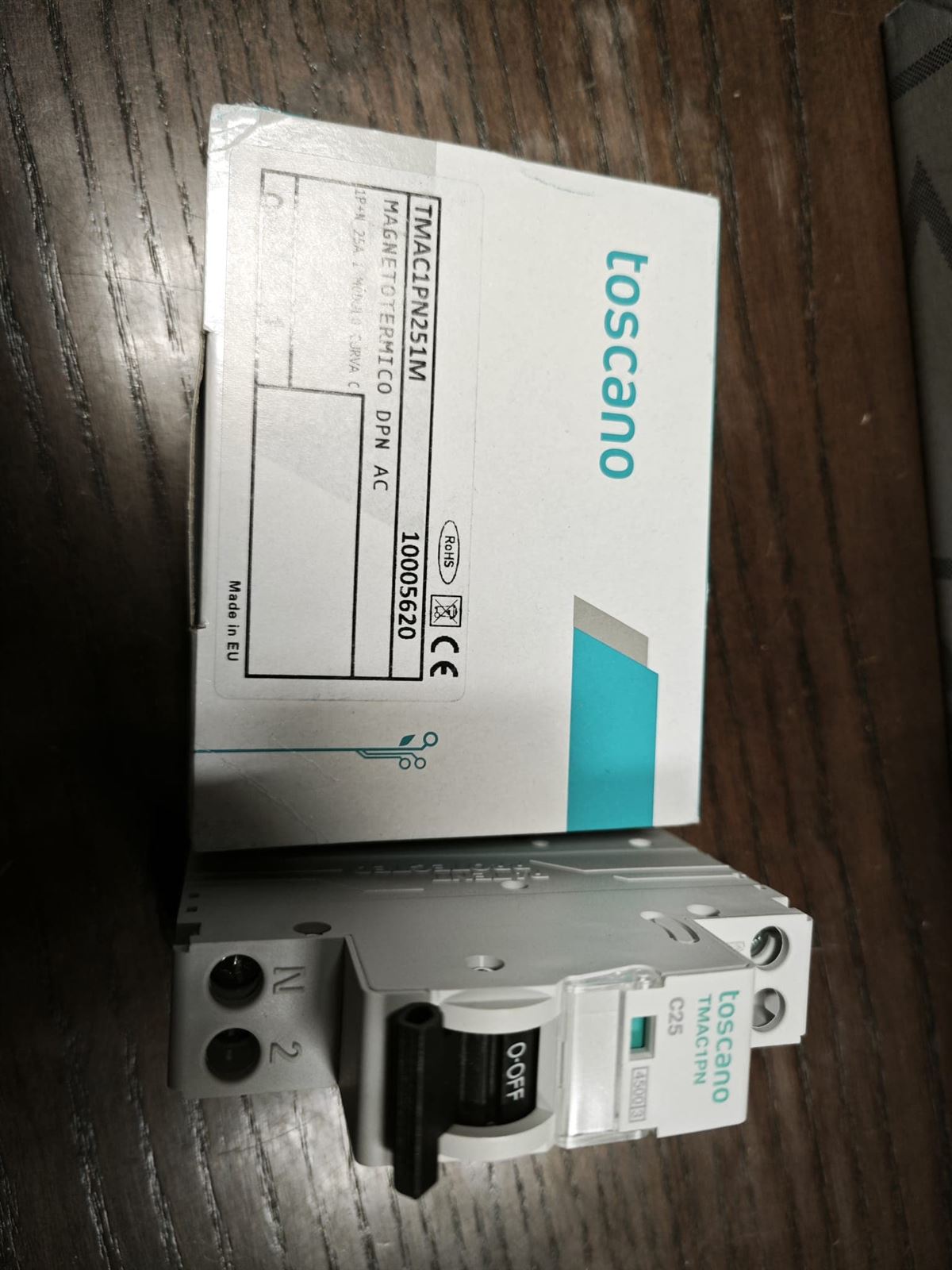 Termico DPN Toscano 1p+n 25a - Imagen 1